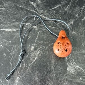 Mini Carved Wooden Flute